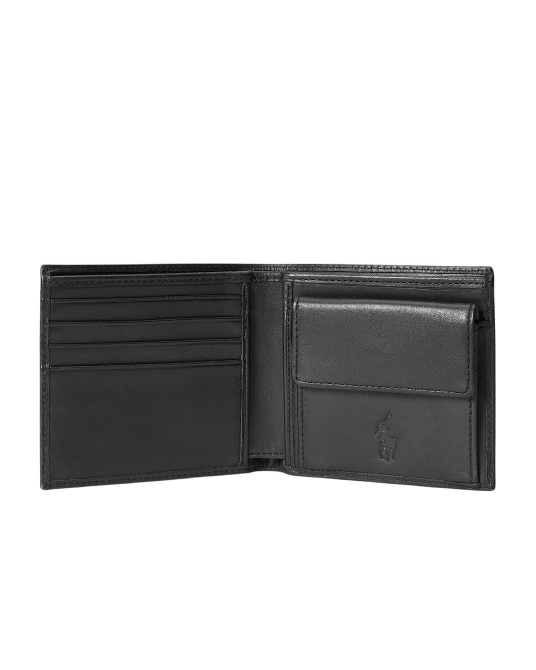 Polo Ralph Lauren Wallets ONE SIZE Polo Ralph Lauren Leather Black Billfold Wallet