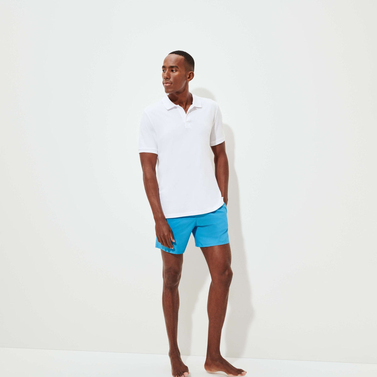 Vilebrequin Polo Shirts Vilebrequin Organic Cotton Pique White Polo Shirt