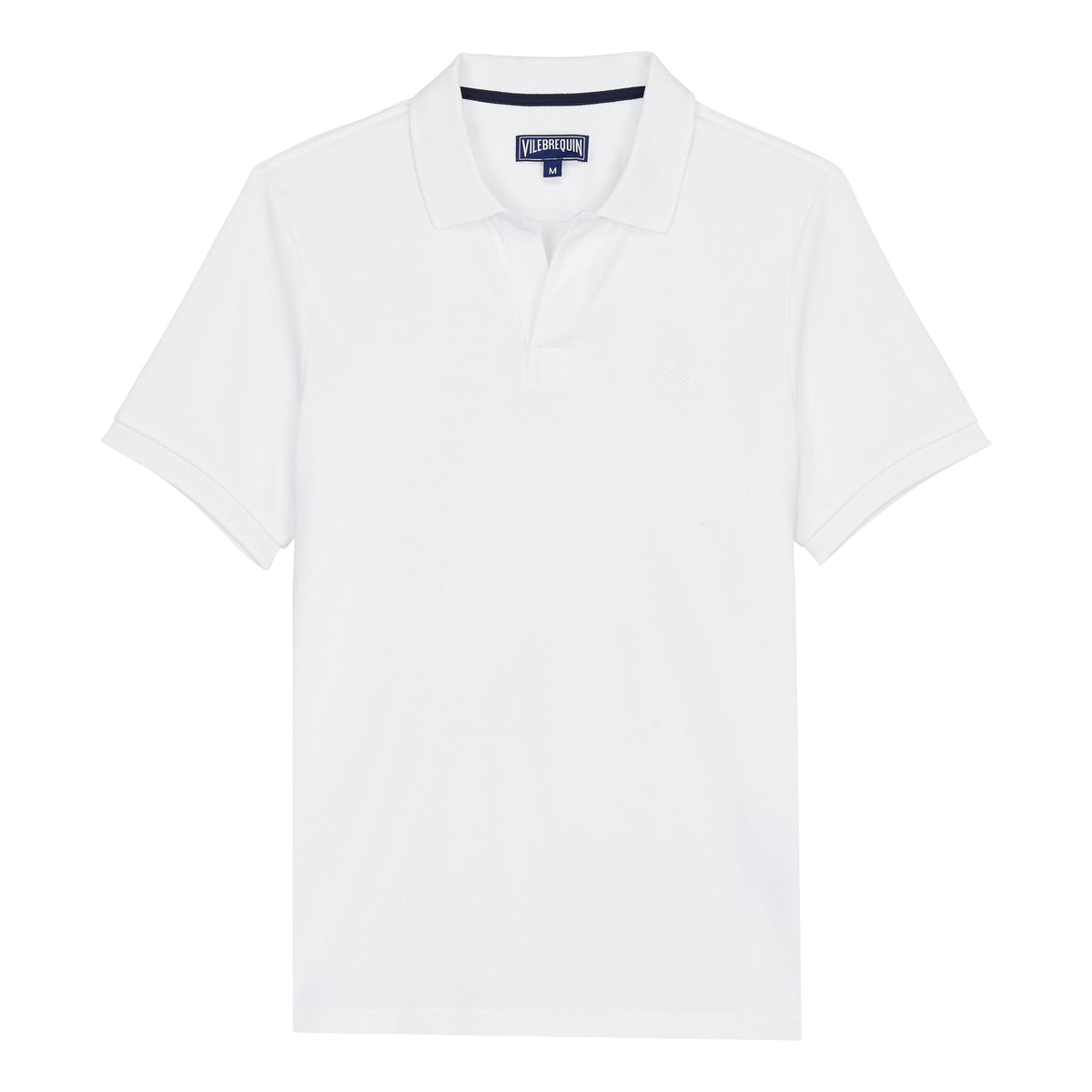 Vilebrequin Polo Shirts Vilebrequin Organic Cotton Pique White Polo Shirt